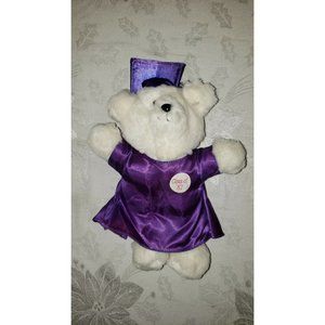 Hallmark Class of 87 Plush White Bear 10" Vintage